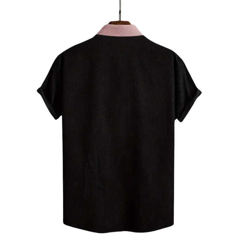 Pink Noir Corduroy Shirt