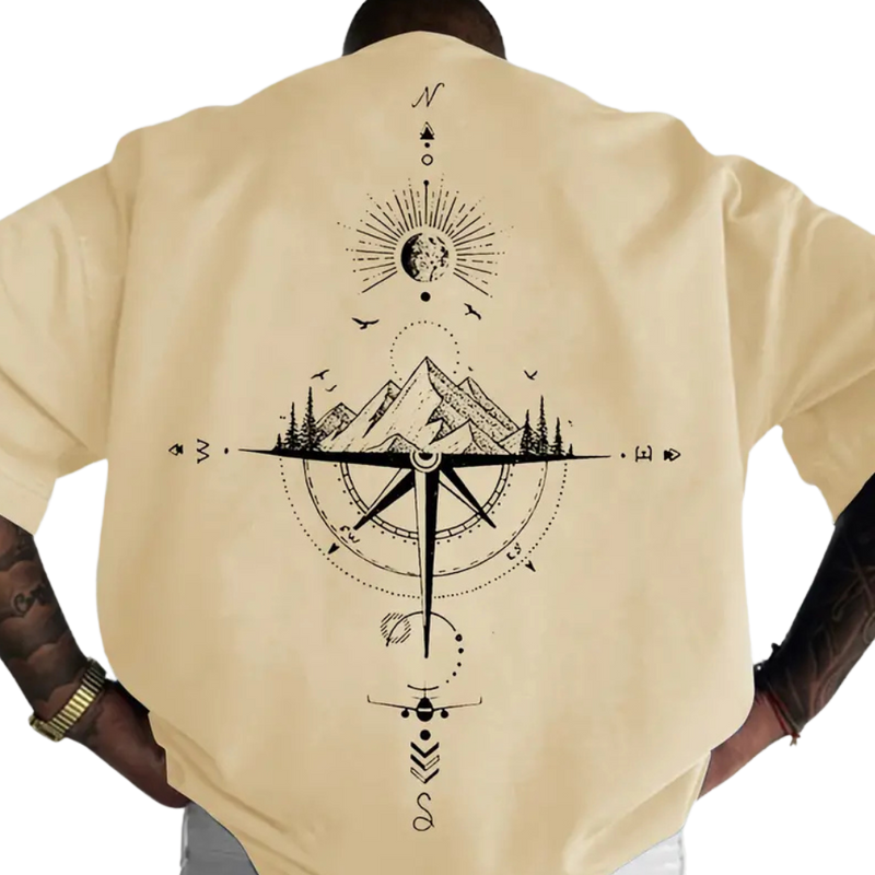 Wanderer's Compass Graphic T-Shirt