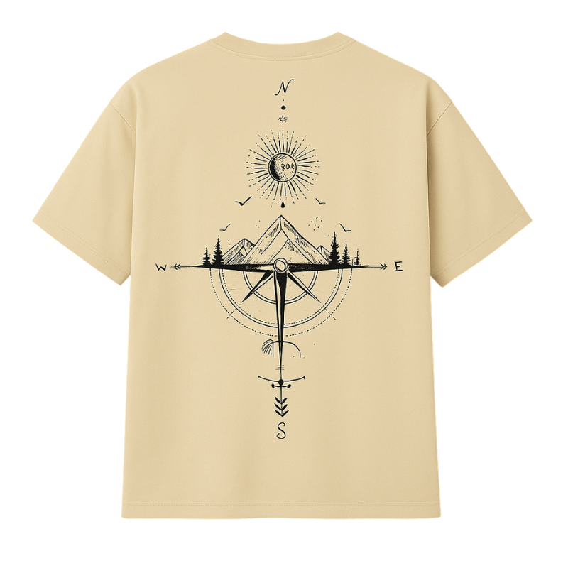 Wanderer's Compass Graphic T-Shirt