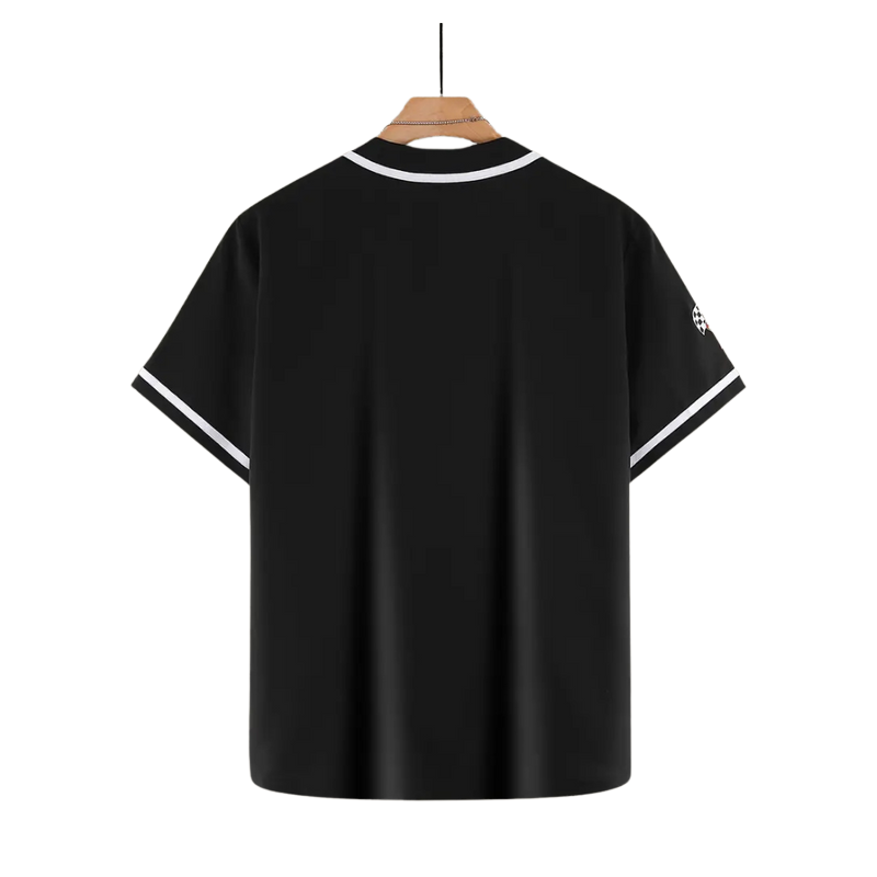 Retro Noir Color block Shirt
