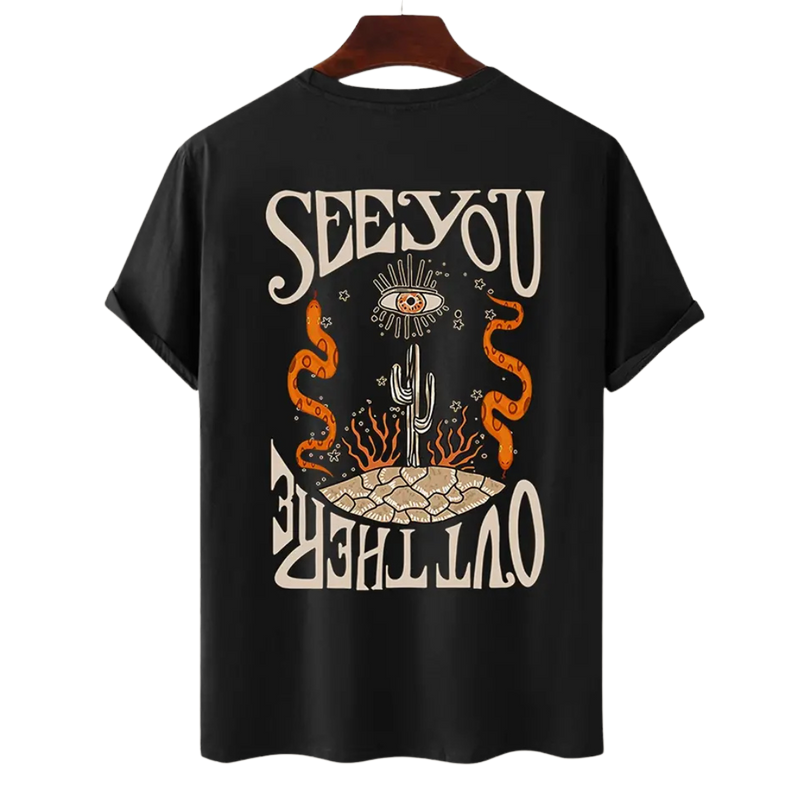 Mystic Gaze Graphic T-Shirt