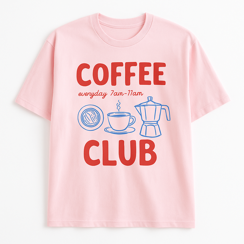 Coffee Club Graphic T-Shirt