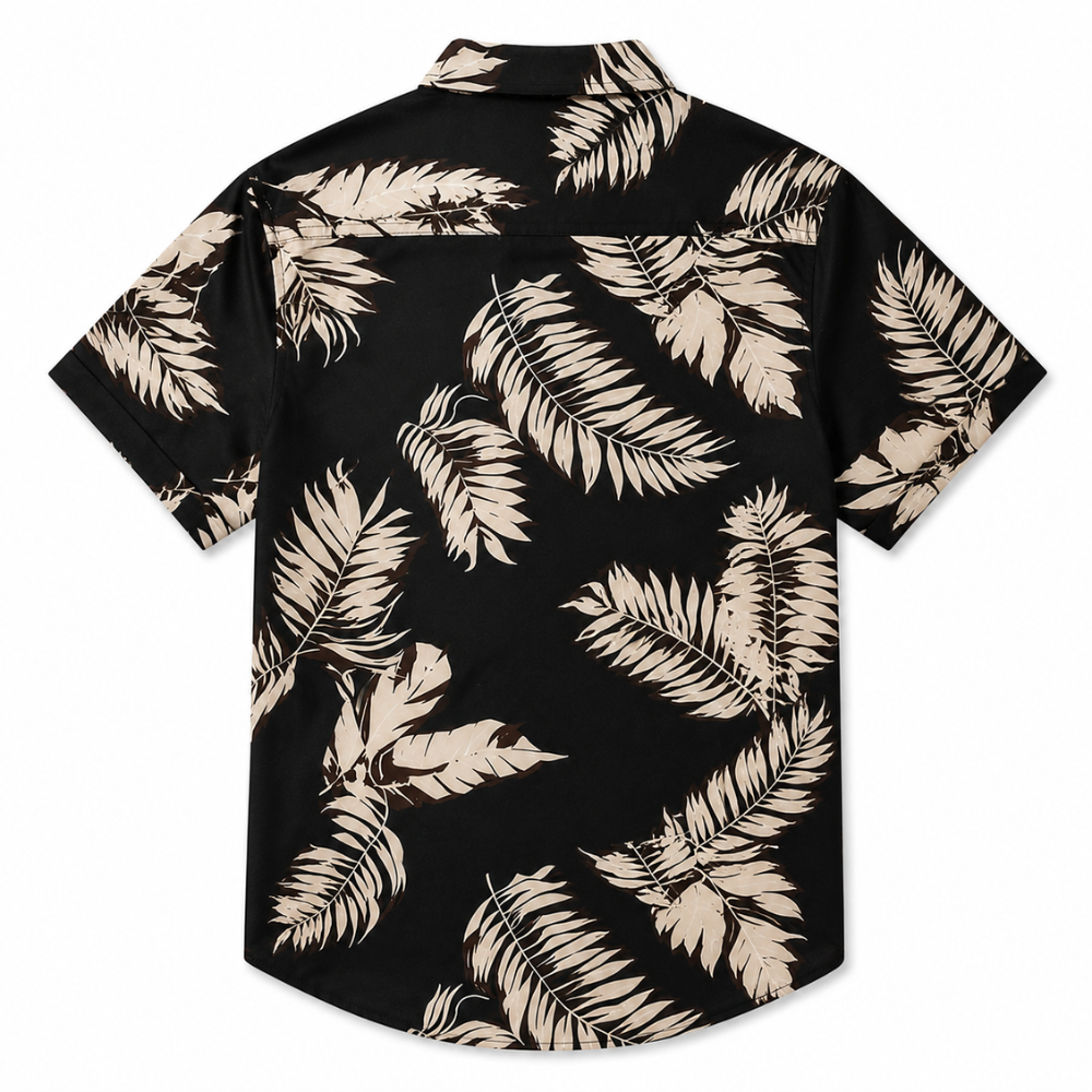 Trendy Print Hawaiian Summer Beach Shirt