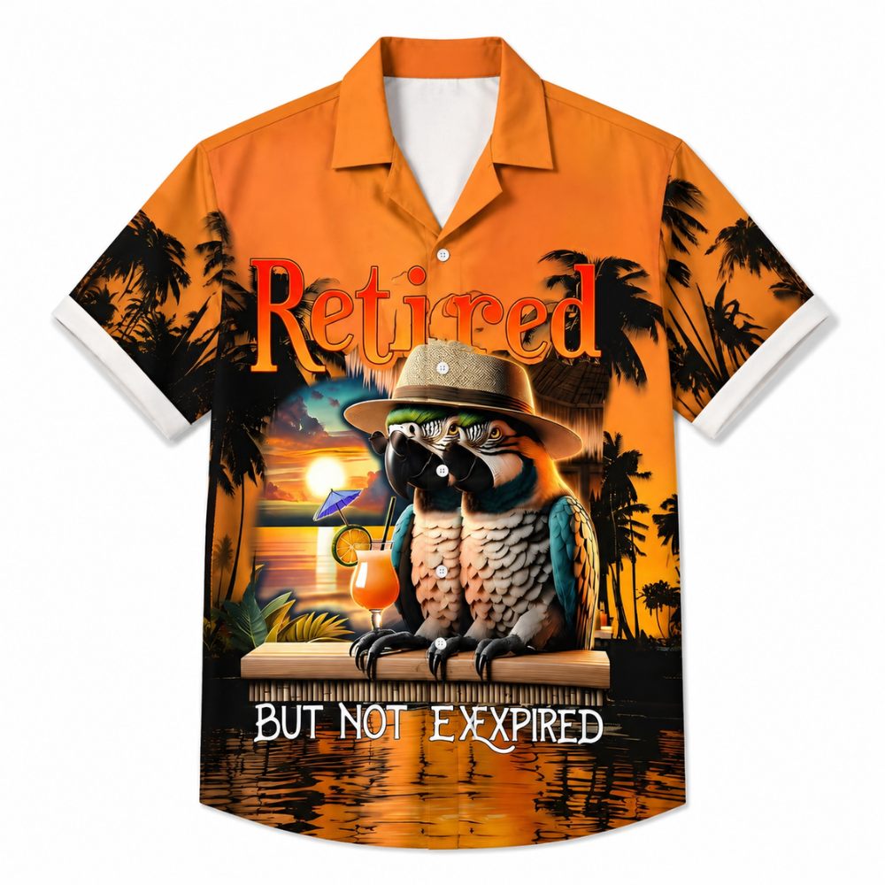 Printed Hawaiian Beach Summer Shirt