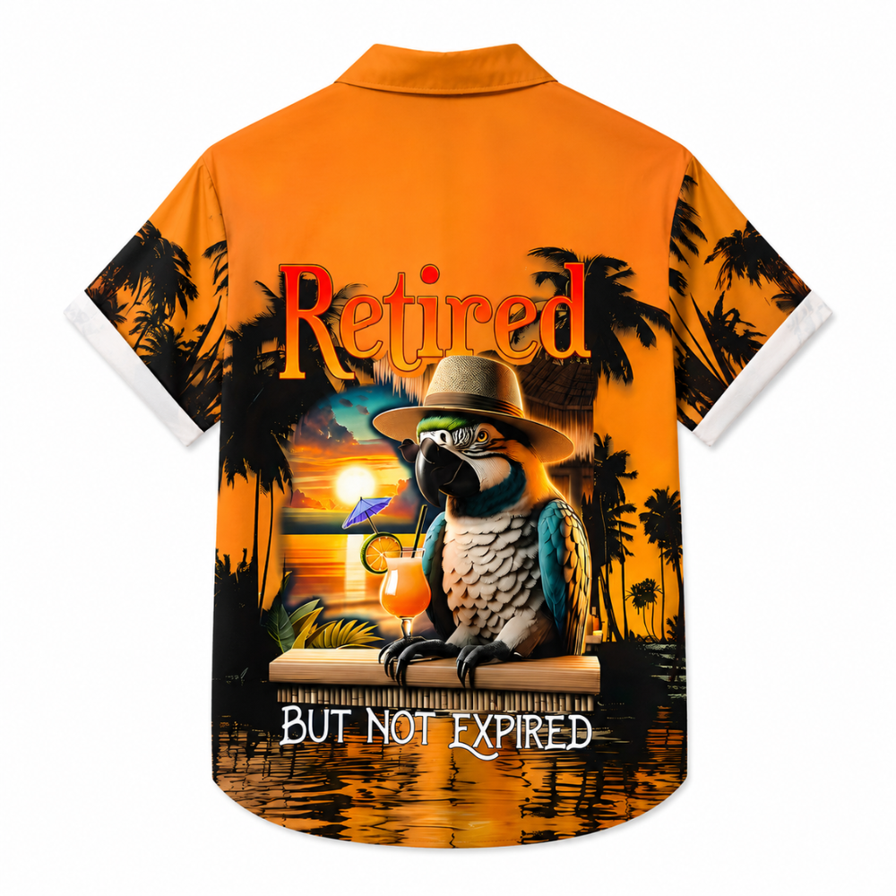 Printed Hawaiian Beach Summer Shirt