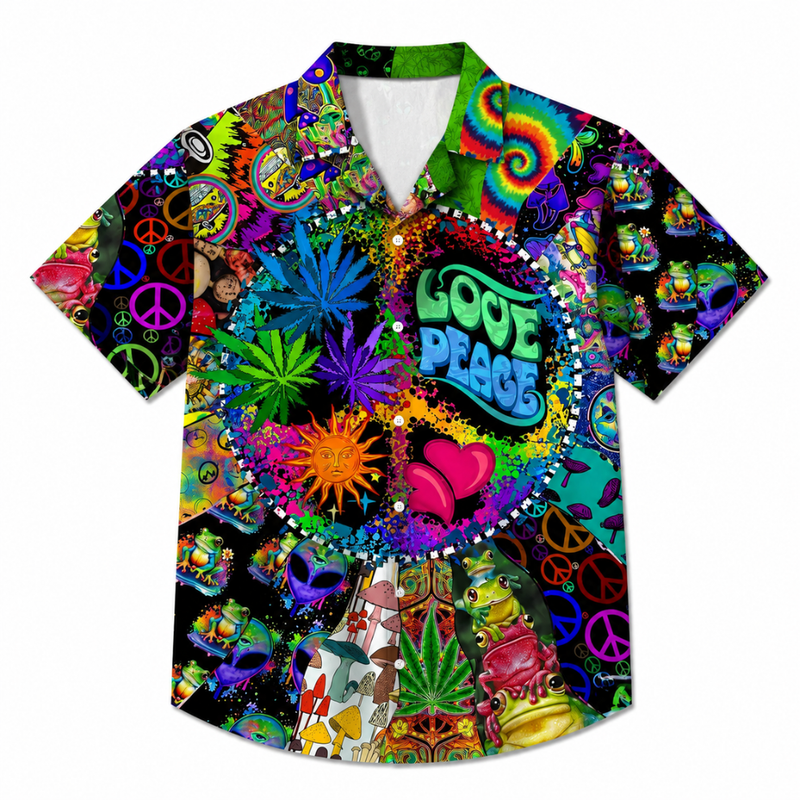 Resort Style Tropical Hawaiian Shirt