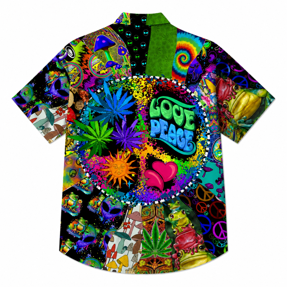 Resort Style Tropical Hawaiian Shirt
