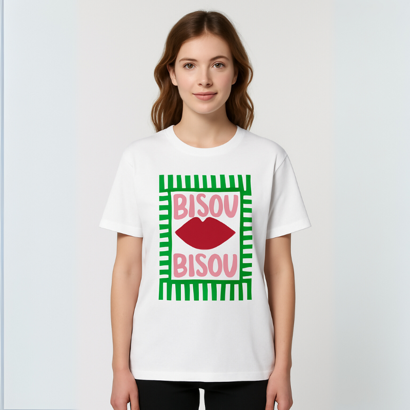 Kiss Frame Graphic T-Shirt