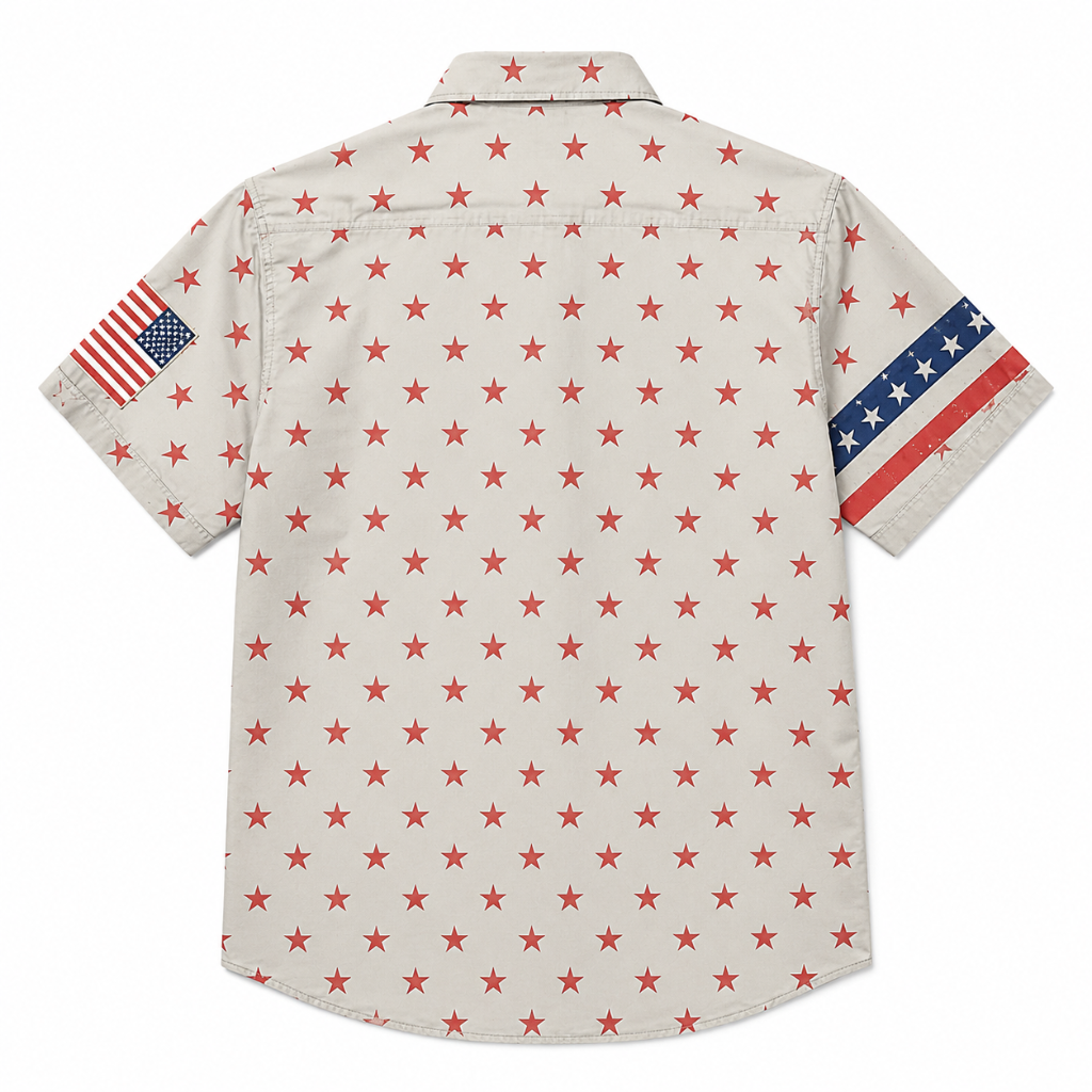 US 250Th Anniversary Eagle Pattern Shirt