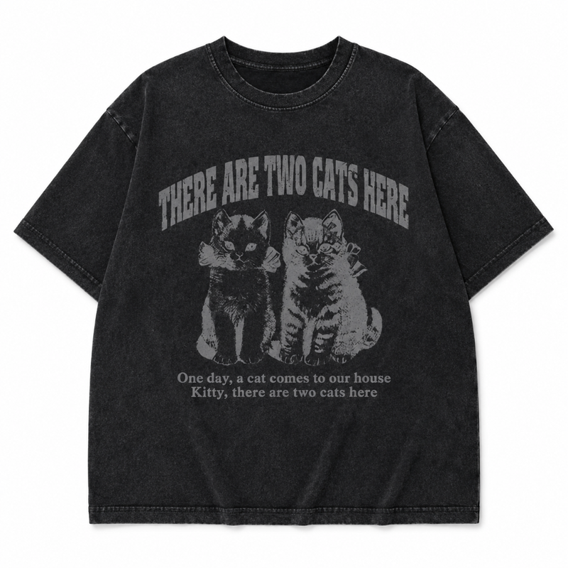 Women's Washed Distressed Drop Shoulder T-Shirt