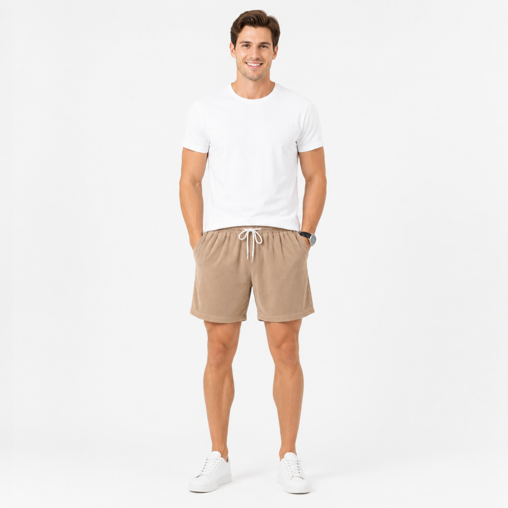 Seastride Corduroy Drawstring Shorts