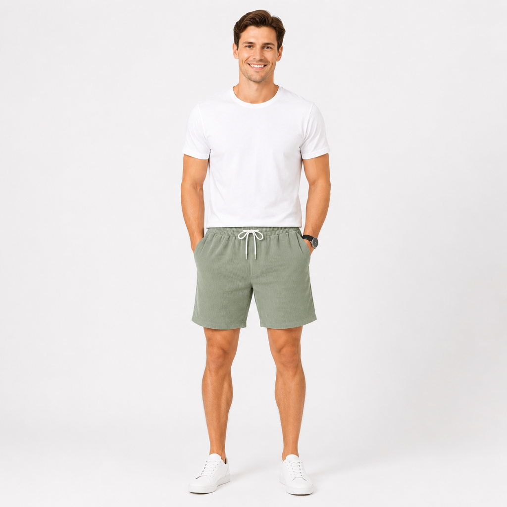 Seastride Corduroy Drawstring Shorts