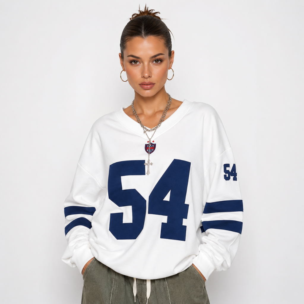 Women's Y2K Graphic Print Long Sleeve Sweatshirt