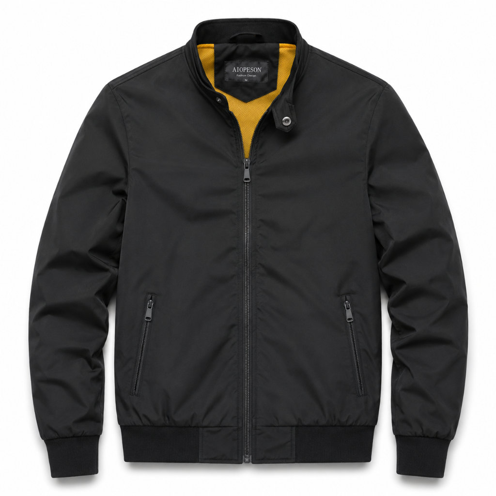 Men's Stand Collar Bomber Jacket