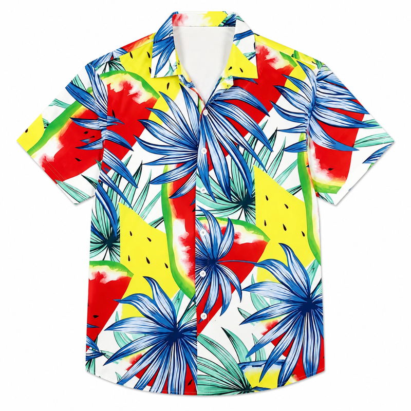 Cotton Printed Casual Button Shirt