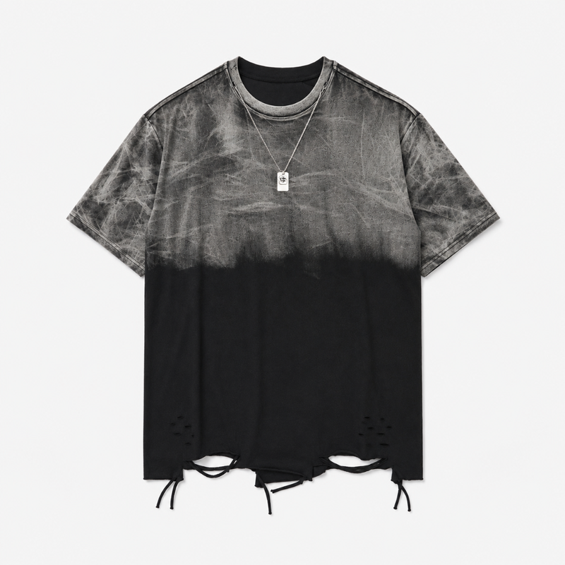 Mens Metal Tag Street Rap T-Shirt