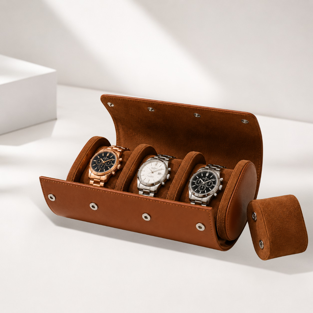 Luxury Leather Watch Holder