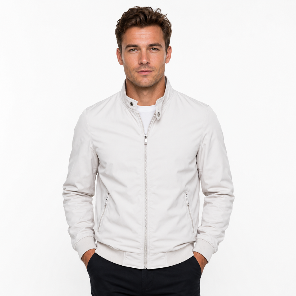 Men's Stand Collar Bomber Jacket