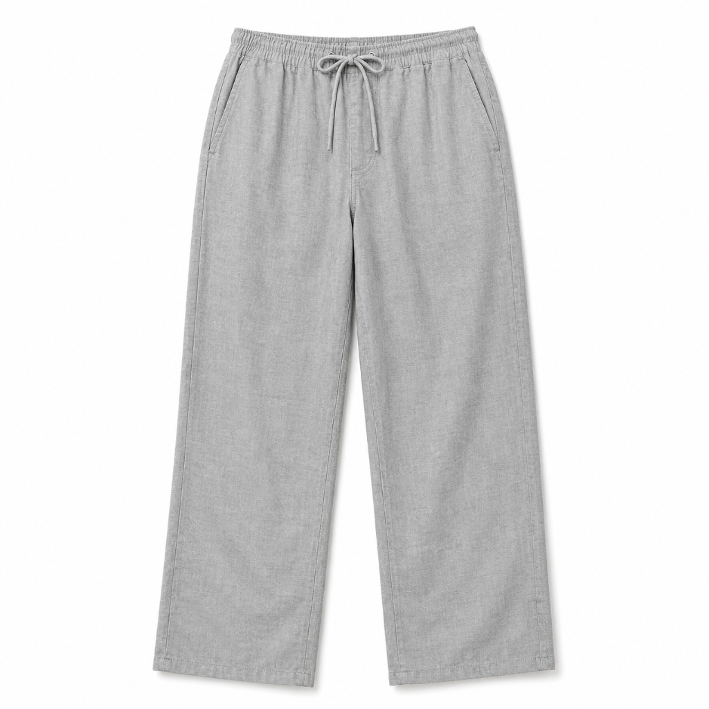 Men’s Linen Loose-fit Long Pants