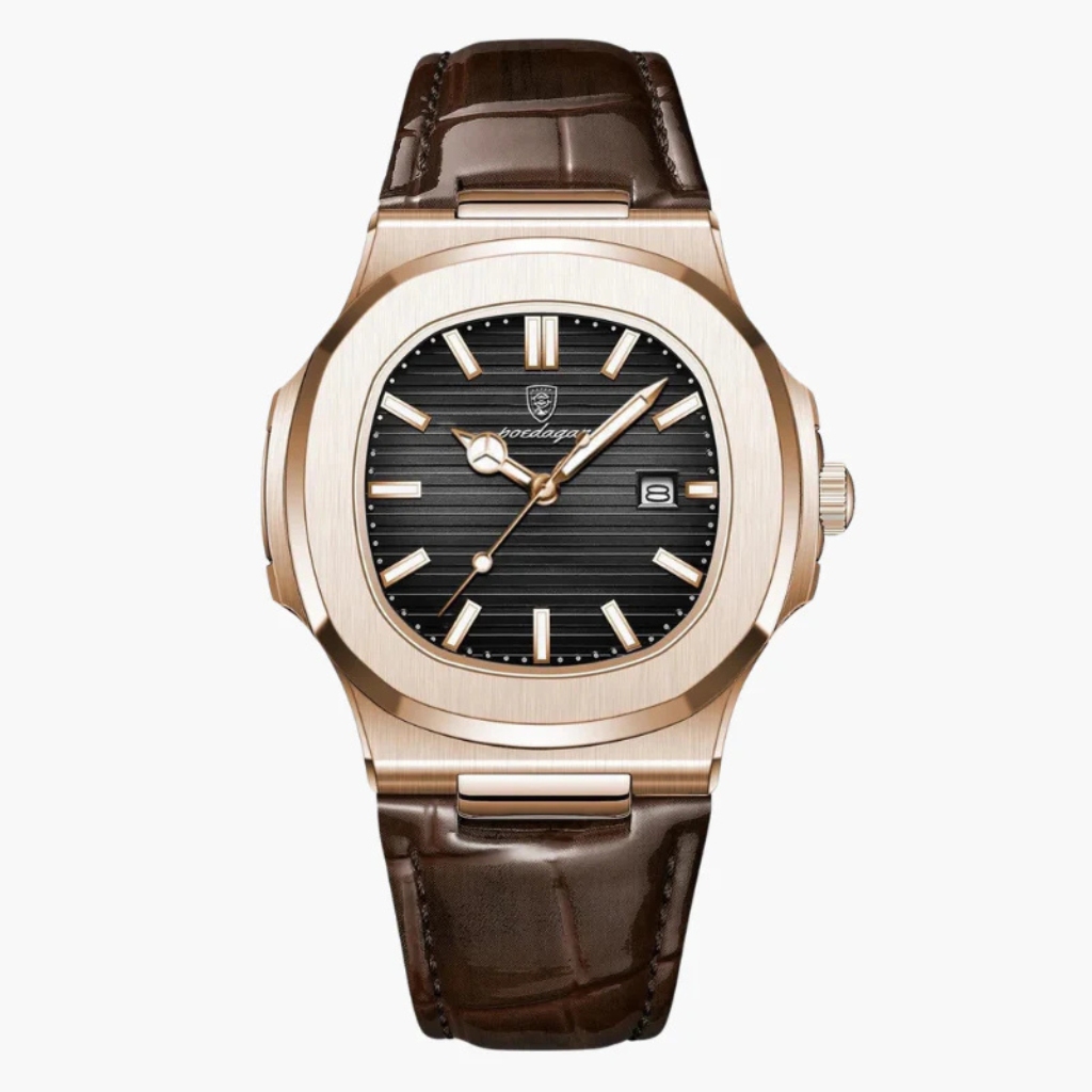 Vintage Leather Strap Watch