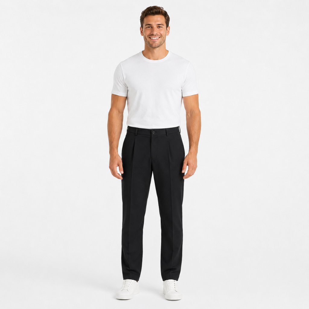 Tailored Wide Pleat Pant