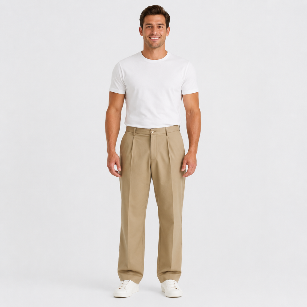 Tailored Wide Pleat Pant