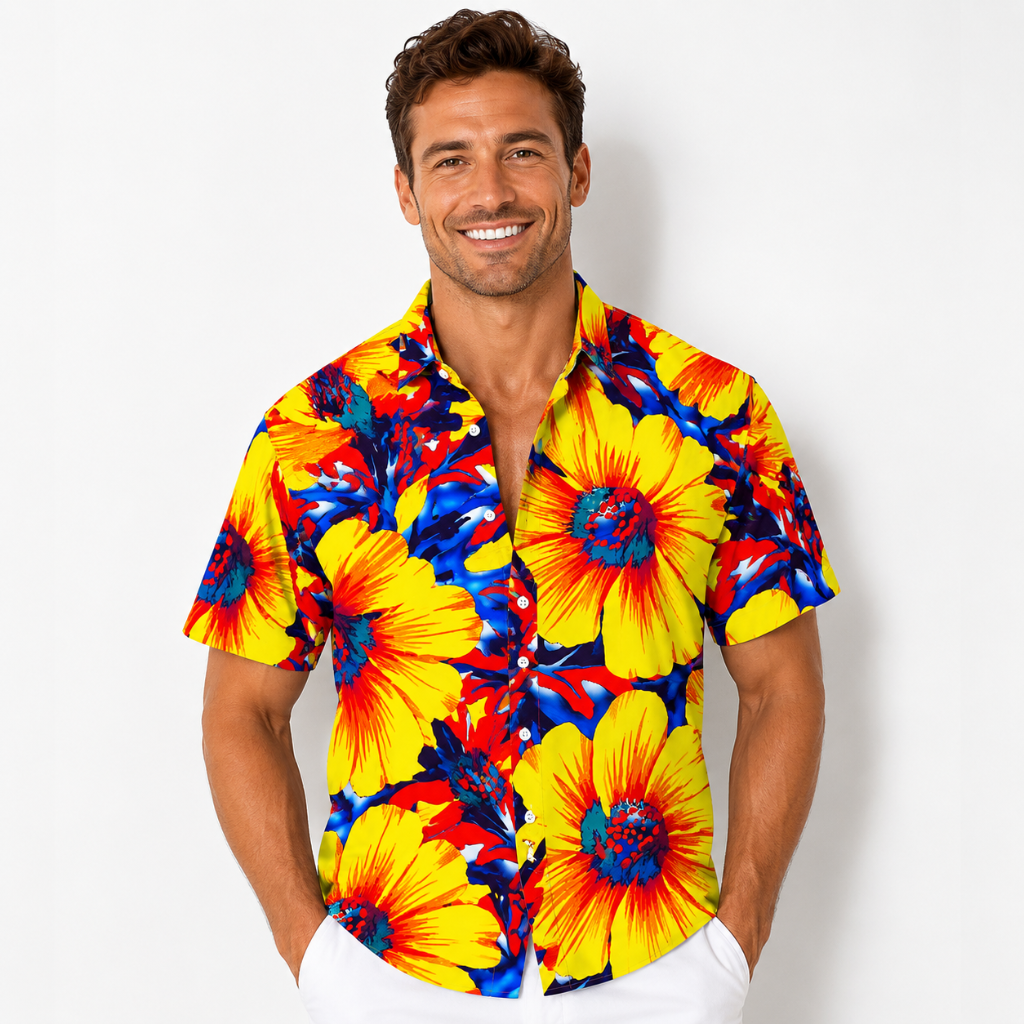 Tropical Bloom Aloha Shirt