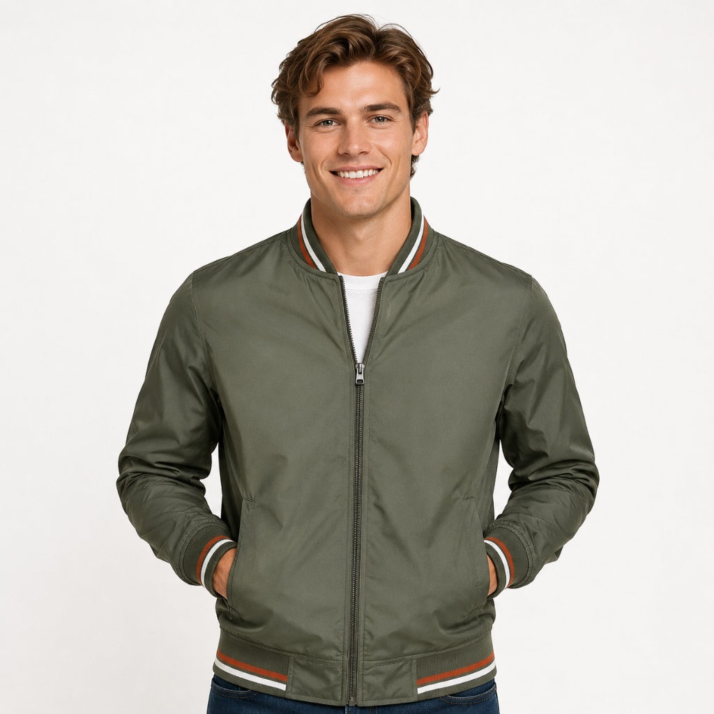 Men's Classic Bomber Jacket