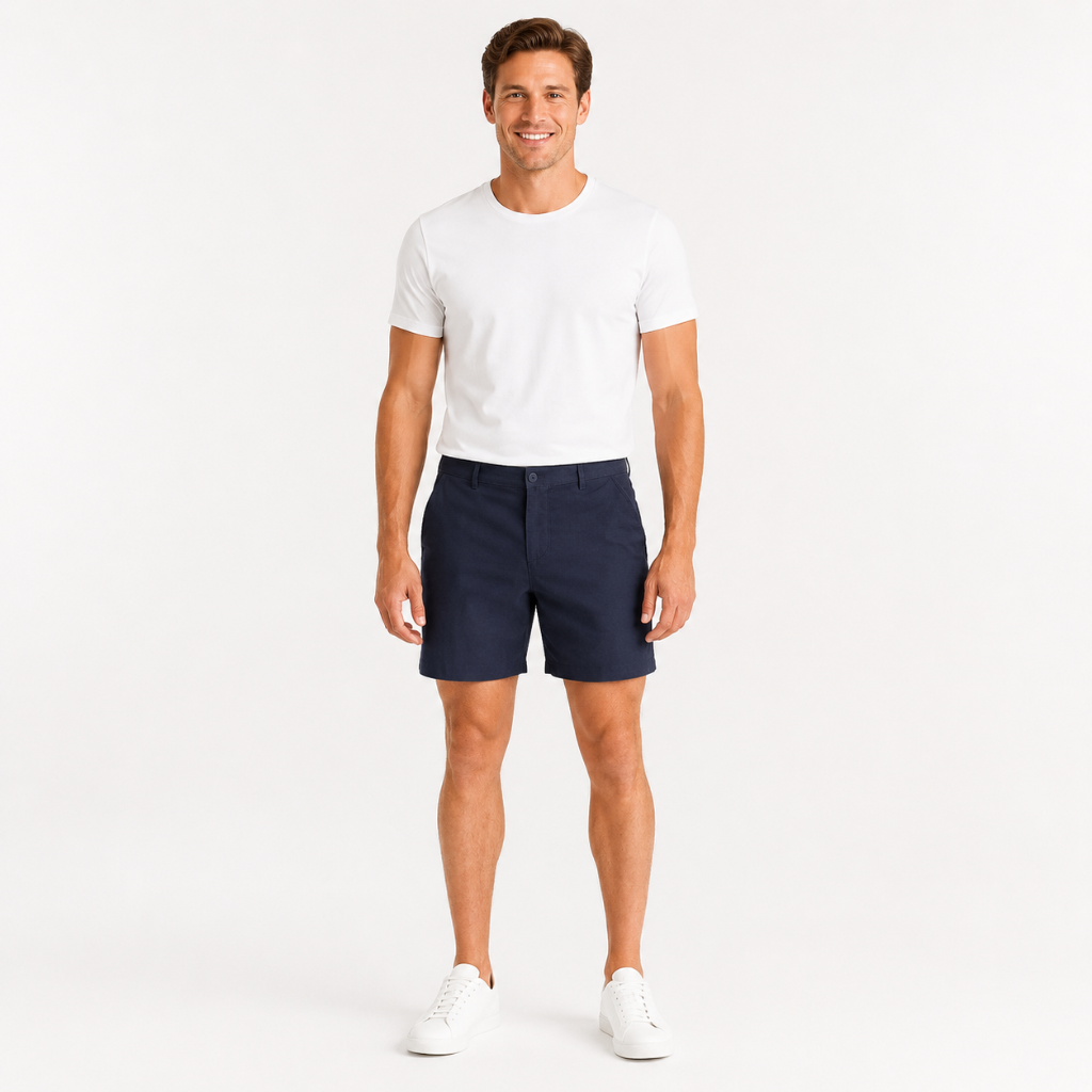 Slim Fit Stretch Chino Shorts