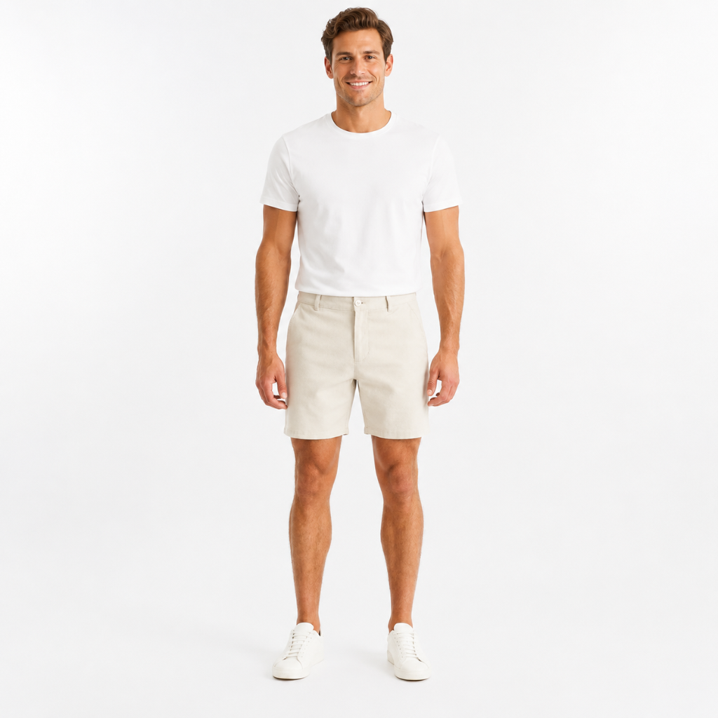 Slim Fit Stretch Chino Shorts