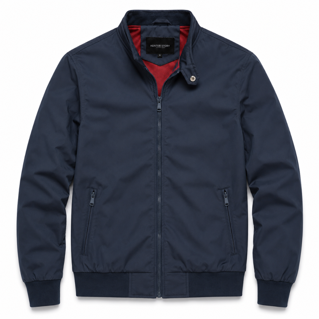 Men's Stand Collar Bomber Jacket