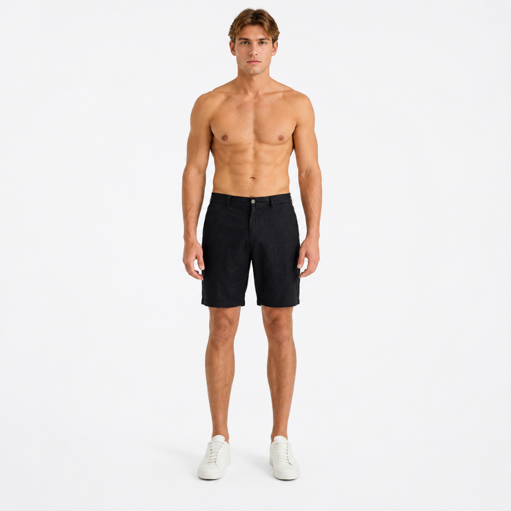 Casual Linen Comfort Shorts