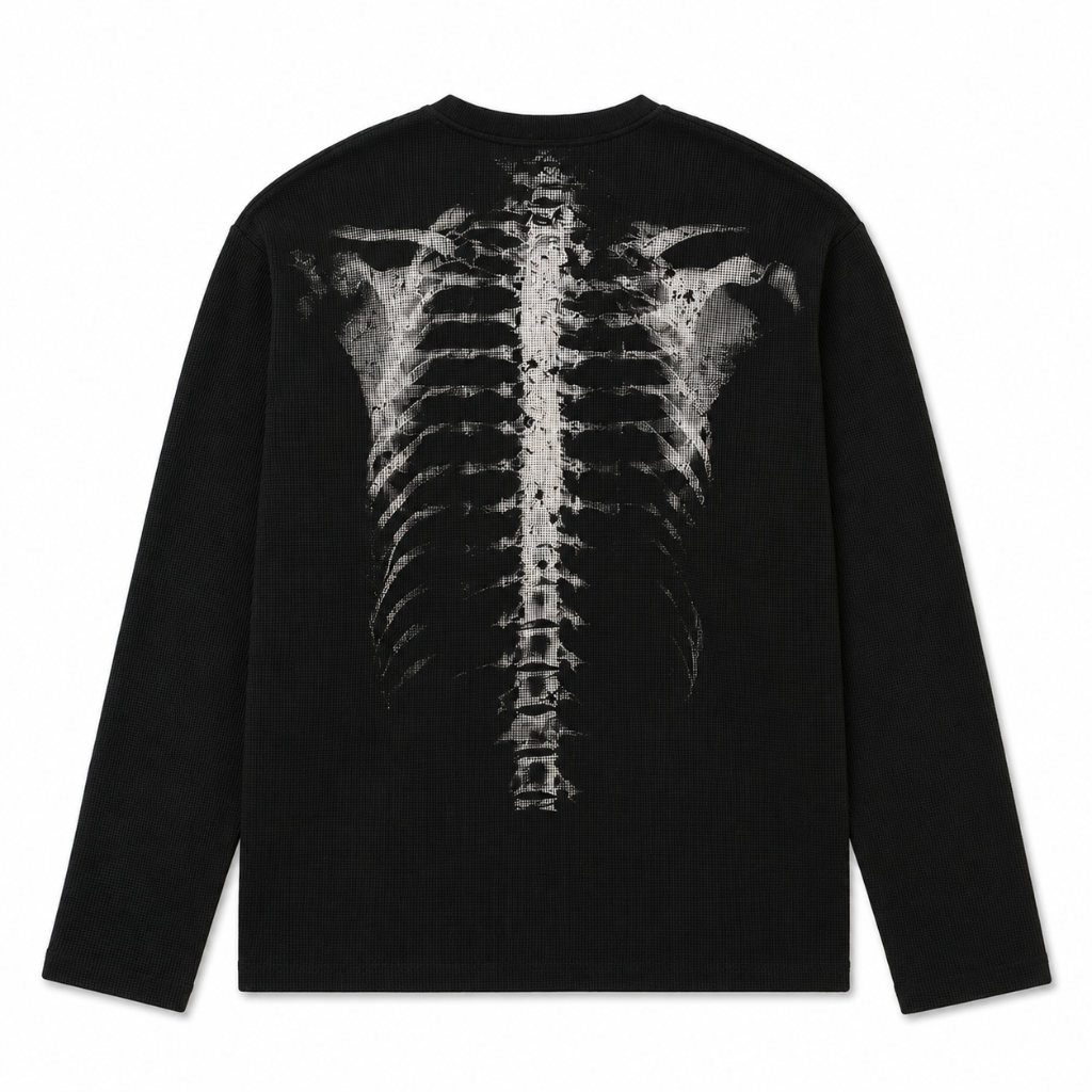 Vintage Skeleton Graphic T-Shirt