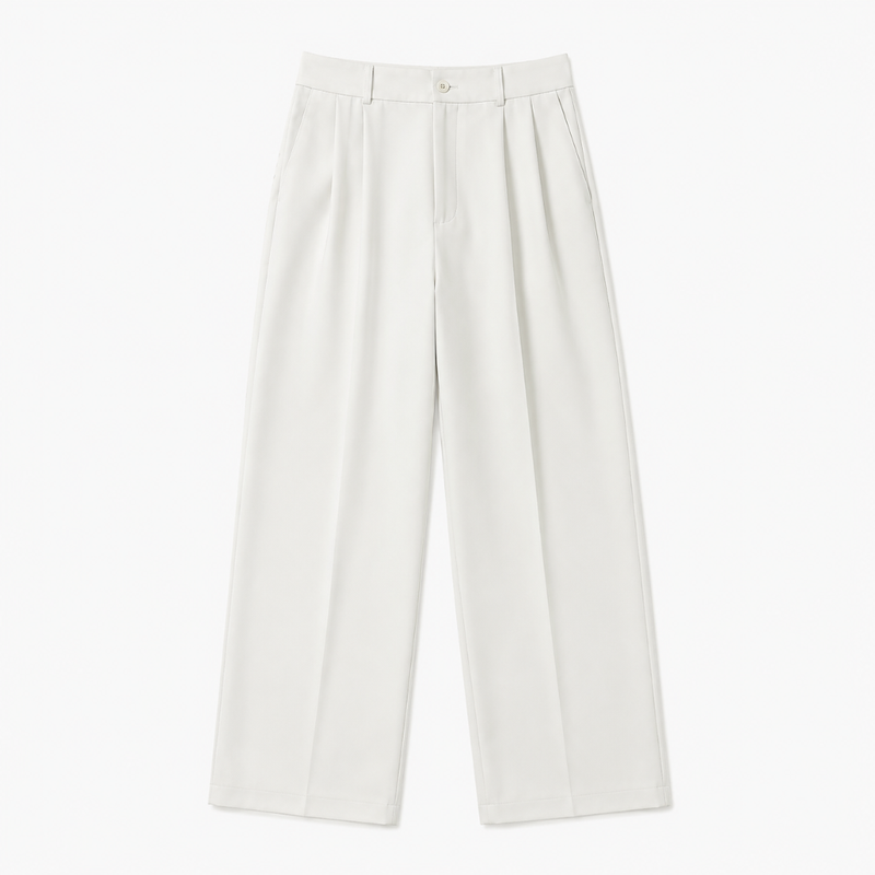 Men's Wide-Leg Casual Trousers