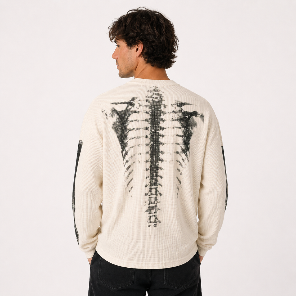 Vintage Skeleton Graphic T-Shirt