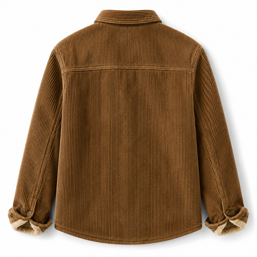 Elegant Corduroy Winter Jacket for Men