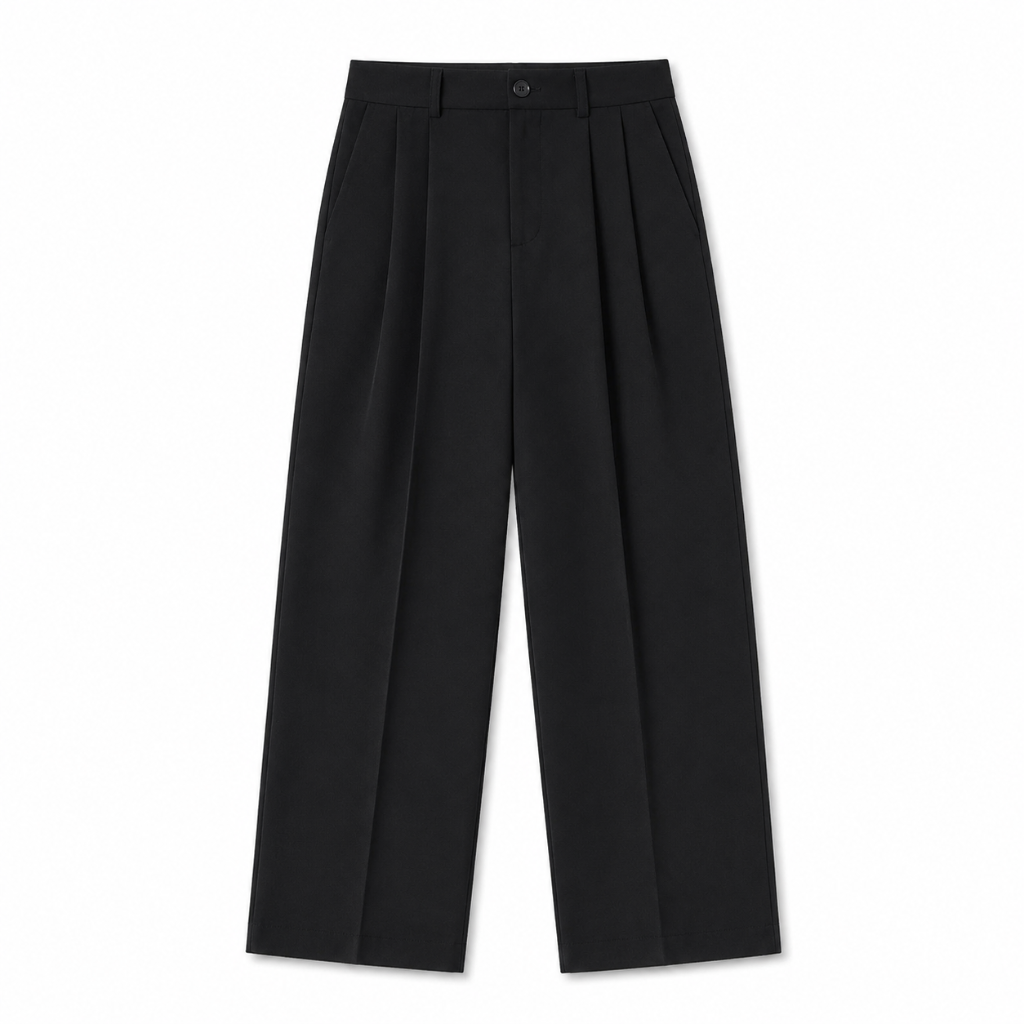 Men's Wide-Leg Casual Trousers