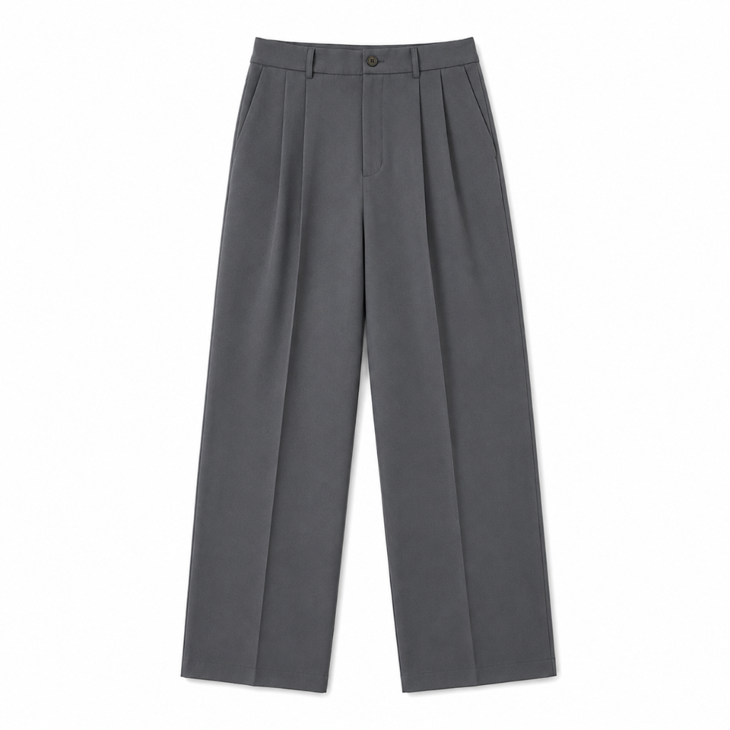 Men's Wide-Leg Casual Trousers