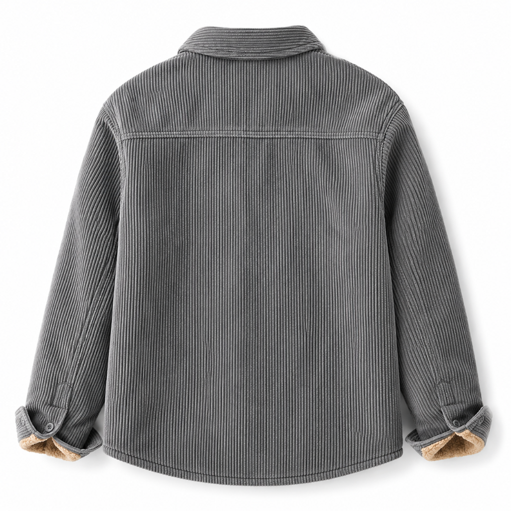 Elegant Corduroy Winter Jacket for Men