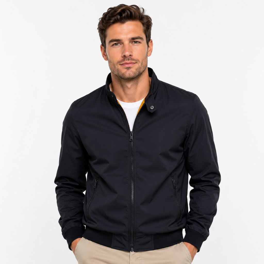 Men's Stand Collar Bomber Jacket